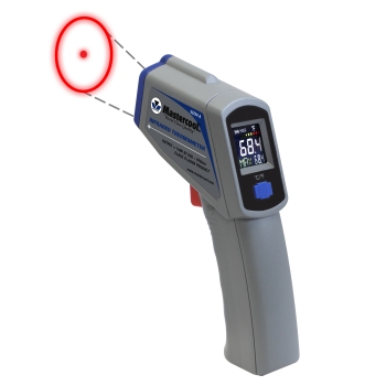 Mastercool MC-52224-A infrared laser thermometer with backlit LCD