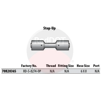 FTG - SPLICER STEP UP #6 TO #8 STR