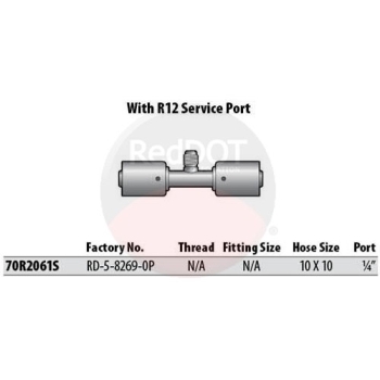 FTG - #10 STR W/SCHR PORT
