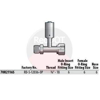 FTG - T SPLICER #6F OR x #6M IO x #6 SB