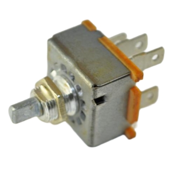 Red Dot 71R1160 5 terminal rotary blower switch Off Low Med High DP3T 25 amp 12VDC short shaft