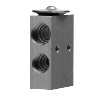 Red Dot 71R8321 high capacity expansion valve RD-5-7015-1P with #6 female O-ring inlet and #10 female O-ring outlet