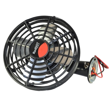 73R9052 12V defrost fan with integrated plastic protective cage