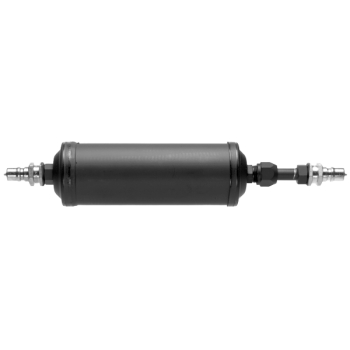 74R0470 inline receiver drier with quick disconnect fittings and integrated orifice tube