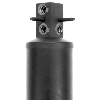 74R2001 PACCAR pad-style receiver drier with flange mount and slimline manifold block