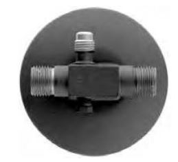 74R2688 inline receiver drier with Schrader service port and side port