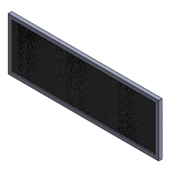 BA8-1224 Frame Filter – 21.19" × 7.38" × 1/2"
