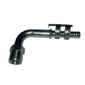 BT0-5056 90 degree #8 male insert O-ring Air-O-Crimp steel hose fitting