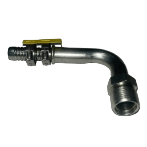 BT0-5057 90 degree #10 male insert O-ring Air-O-Crimp steel hose fitting