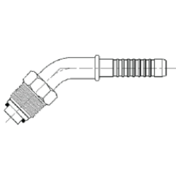 FITTING AOC MOR 45 DEG 12 F12H