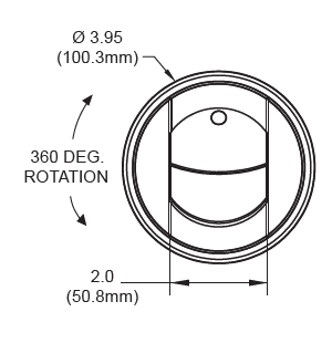 Coyote 4″ Sierra Snap-In Louver without Hose Adapter (06-2017) - Image 4