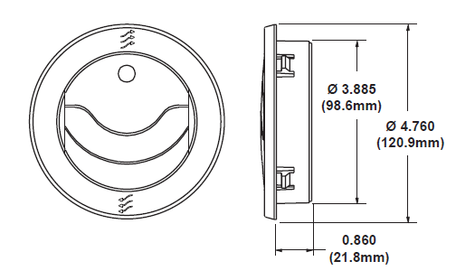 Coyote Sonora Grande Louver with Mounting Retainer Only (06-2023) - Image 2
