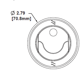 Coyote 2.7″ Sonora Threaded Louver with 2″ Hose Adapter (06-2022-9) - Image 2