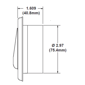 Coyote 4″ Sonora Grille with 3″ Hose Adapter (06-2019-3)