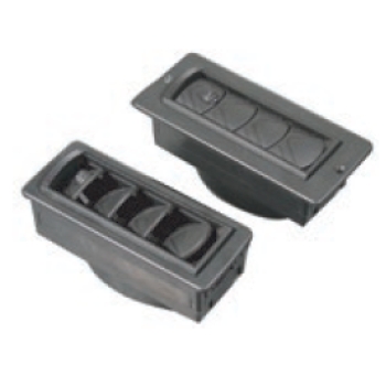 Coyote Pacifica Louver Wide Frame without Mounting Holes, with Hose Adapter (06-2020-5)