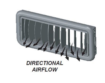 Coyote Colorado Series 3" x 7" Fixed Vane Louver (06-2027) - Image 2