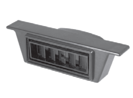 Coyote Delta Series Underdash Assembly with 2½″ Hose Adapter — Hot Stamped (06-2798-HS)