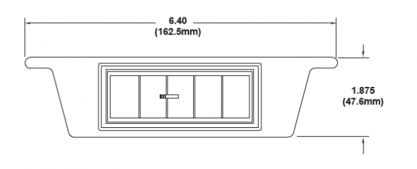 Coyote Delta Series Underdash Assembly with 2½″ Hose Adapter — Hot Stamped (06-2798-HS) - Image 2