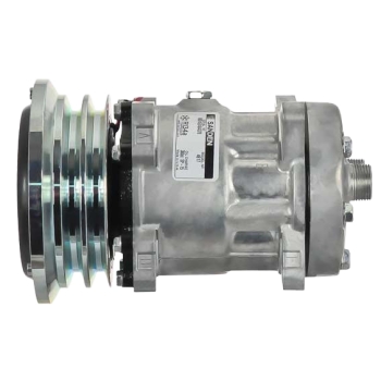 BT5-4617 12V SD7H15-SHD super heavy-duty AC compressor with 132mm dual-groove clutch and ear mount