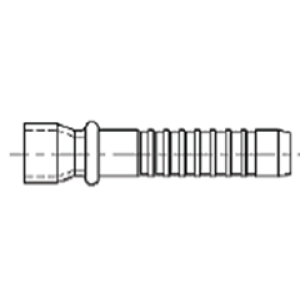 BT0-5092 Air-O-Crimp weld-on fitting for #12 barrier hose fabrication