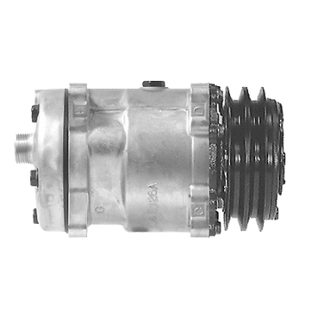 BT5-4742 Sanden SD7H15HD 24V A/C compressor with 2-groove clutch and KG head