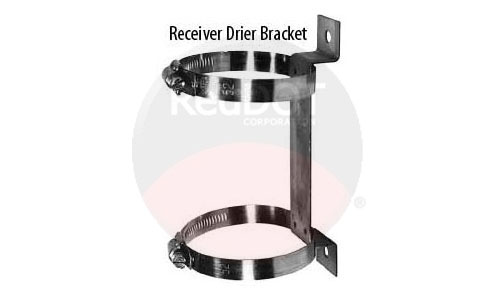 74R7220 receiver drier bracket assembly for heavy-duty mobile air conditioning systems