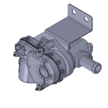BT2-4604 electric water valve assembly with mounting bracket