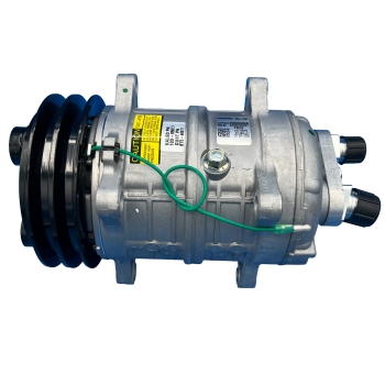 Heavy-Duty A/C Compressor — TM-16HS, 24 V, 135 mm, 2-Groove, Ear Mount (BT5-46017)