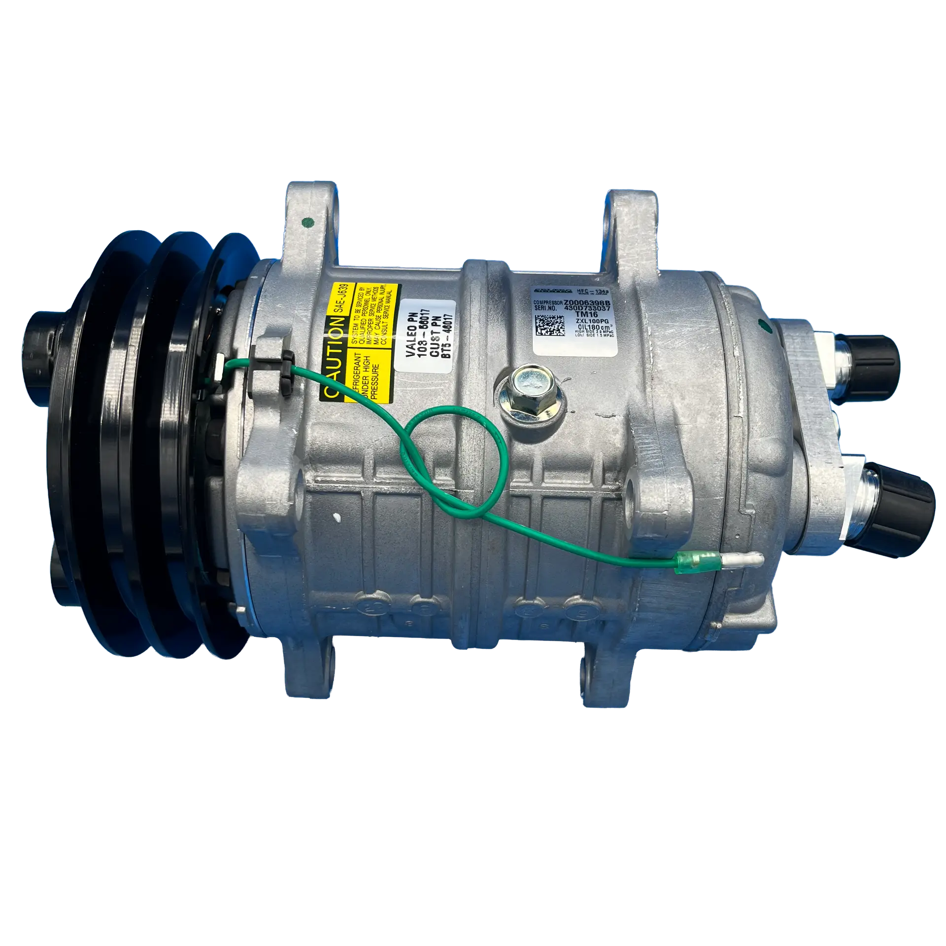 BT5-46017 24V TM-16HS heavy duty AC compressor with 2-groove 135mm clutch and ear mount