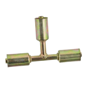 70R2406S Red Dot steel beadlock tee splicer refrigerant hose fitting No. 6