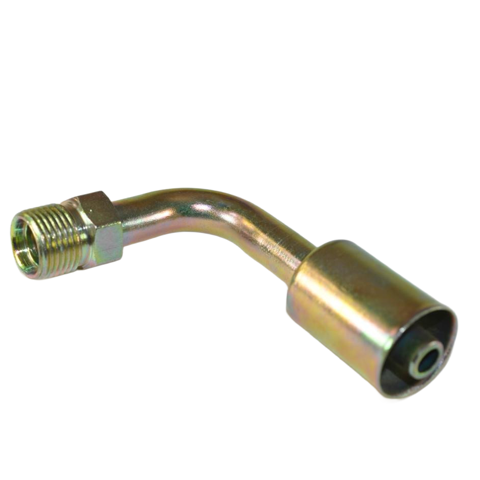70R4598S 90 Degree Male Insert O-Ring #8 Refrigerant Fitting