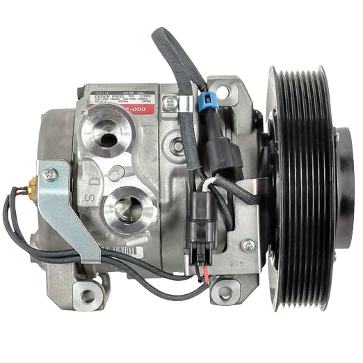 75R9082 Denso 10S15C 12V AC compressor with 163.5mm 8-groove clutch