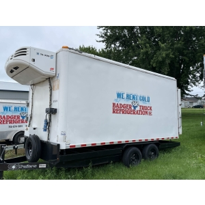 16 foot refrigerated trailer rental BT-5016 electric unit in Eau Claire Wisconsin