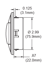 Coyote 4″ Sierra Snap-In Louver without Hose Adapter (06-2017)