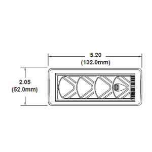 Coyote Pacifica Louver Narrow Frame without Mounting Holes (06-2020-3)