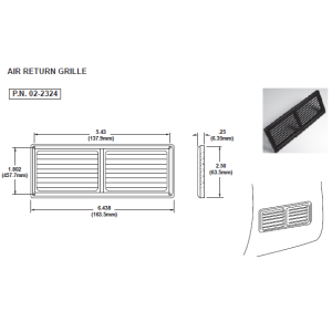 Coyote Air Return Grille (02-2334)