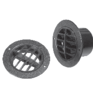 Coyote 4″ La Mesa Louver with 3″ Hose Adapter, 360° Grille Rotation (06-2002-2)