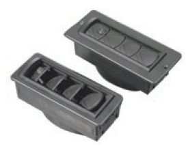 Coyote Pacifica Series Wide Louver with Mounting Holes and 3″ Hose Adapter (06-2020-4)