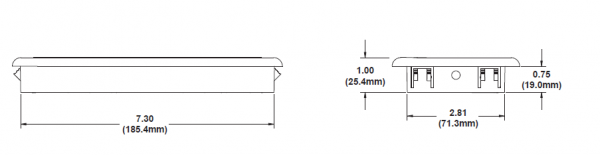 Coyote Colorado Series 3" x 7" Fixed Vane Louver (06-2027)