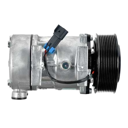 BT5-4384 12V SD7H15 Super HD AC compressor with 126mm 10 groove serpentine clutch