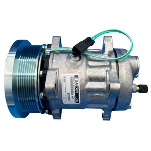 BT5-4726 24V Sanden SD7H15-SHD A/C compressor with 8-groove clutch and GK head