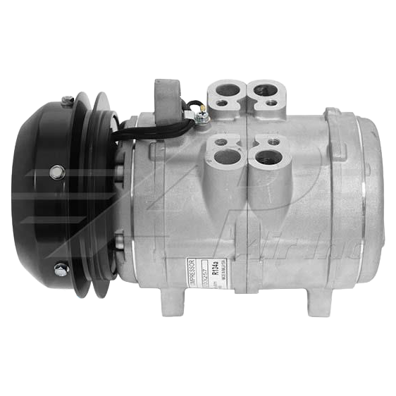 BT5-5845 OE-style Denso 6E171 12V AC compressor with single-groove clutch