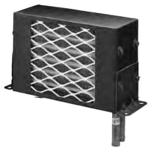 Red Dot R-254-4P 12V auxiliary heater with single fan and floor exit