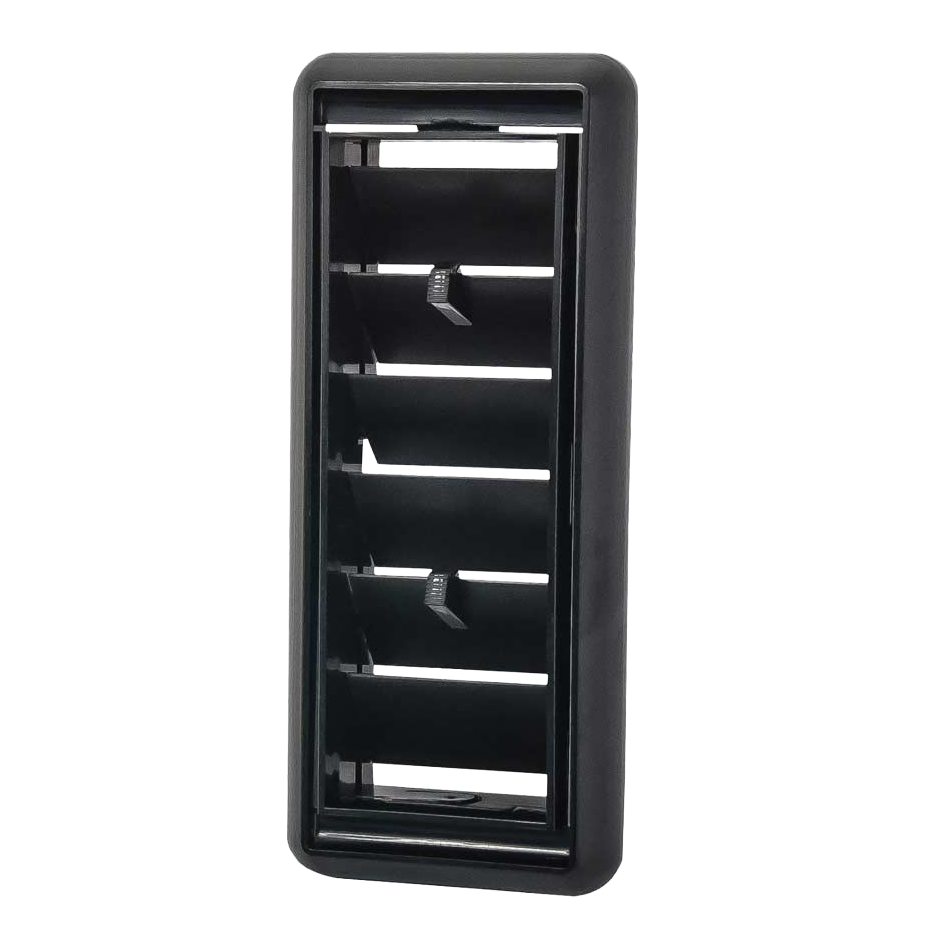 72R2300 A/C stud mount vent louver sized for 2.69 inch by 6.50 inch opening